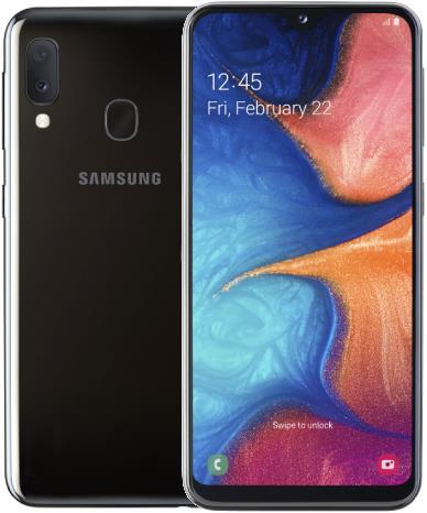 Produktbild Samsung Galaxy A20e (32 GB, Black, 5.80", Dual SIM + SD, 13 Mpx, 4G)