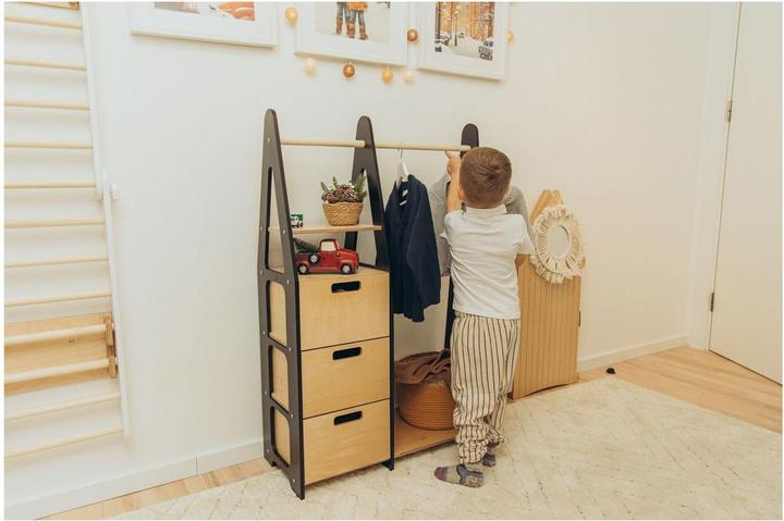 Immagine prodotto Duck Woodworks Armadio per bambini con cassetti
