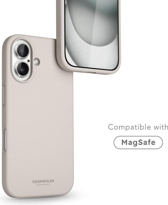 Immagine prodotto Vonmählen Custodia in silicone morbido per iPhone 16 (Apple iPhone 16)