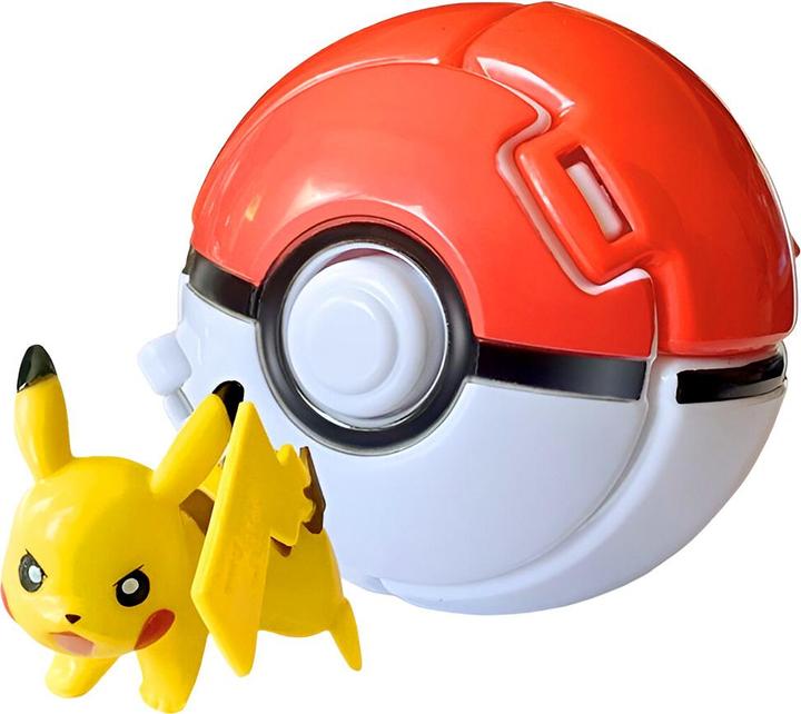 Actual product image Pokémon Throwing ball set with a Pokeball Pikachu and Poke Ball