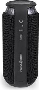 Actual product image swisstone BX 500 black Bluetooth speaker X-Bass Status LED Splash-proof according to IPX4 Hands-free... (8 h, Rechargeable battery operated)