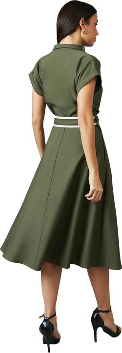 Actual product image Principles Womens/Ladies Contrast Detail Collared Midi Dress (38 D)