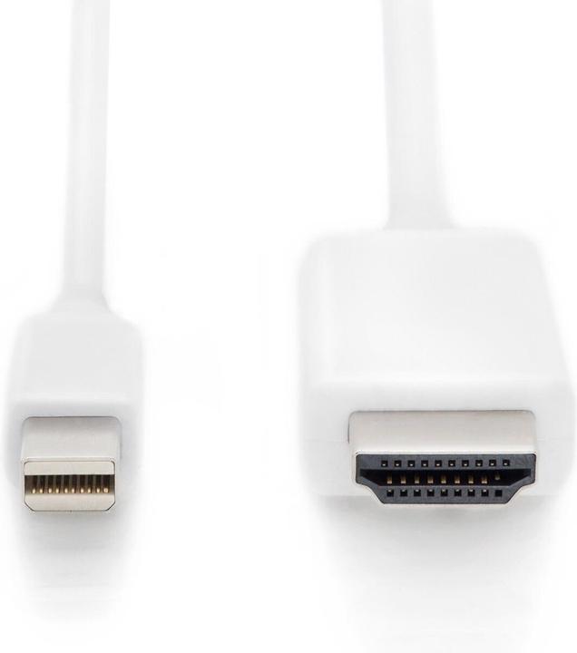 Produktbild Digitus ASSMANN DisplayPort Adapterkabel Mini DP - HDMI Typ A St (2 m, DisplayPort, HDMI)