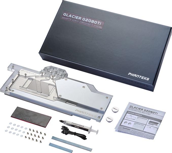Produktbild Phanteks Glacier RTX 2080Ti/2080/2070 Gigabyte Aorus GPU Full Water Block, DRGB
