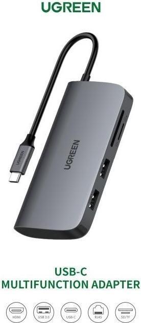 Produktbild Ugreen USB-C 7 in 1 (USB-C, 7 Ports)