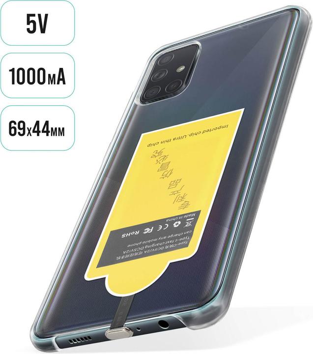 Actual product image Avizar QI charger + USB-C QI charging receiver (5 W)