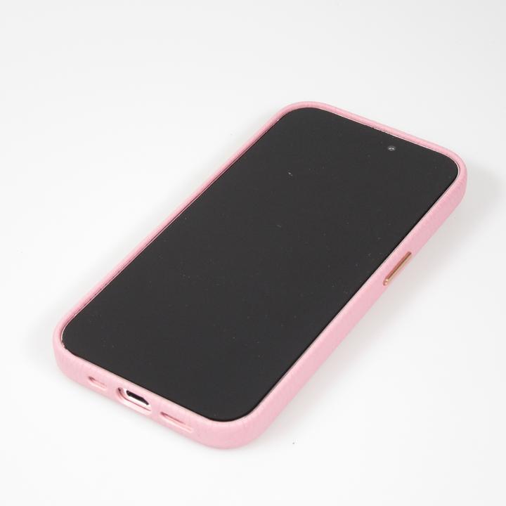 Actual product image PhoneLook Cover Fully grained luxury calfskin with metal buttons and MagSafe (Apple iPhone 15)