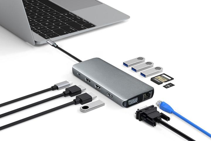 Produktbild eSTUFF USB-C 12-in-1 Mobile Dock (USB-C, 12 Ports)