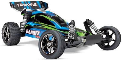 Produktbild Traxxas Bandit VXL blau BL 2.4GHz ohne Akku/Lader 1/10 2WD Buggy Brushless (RTR Ready-to-Run)