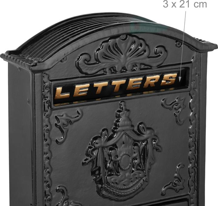 Actual product image Relaxdays Letterbox Vintage