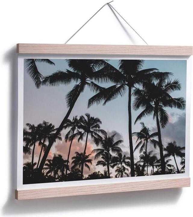 Produktbild Trenddeko Sunset and Palms (60 x 50 cm)