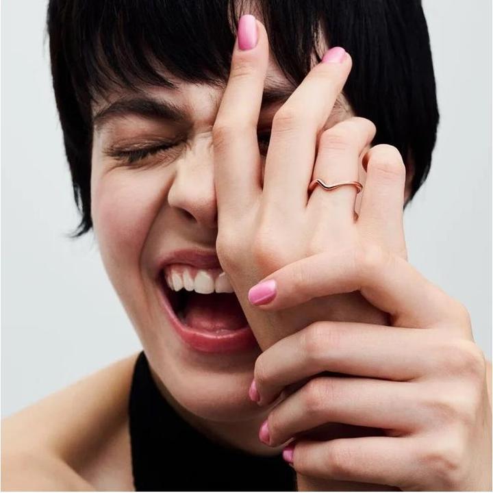 Produktbild Pandora Polierte Welle Ring (56)