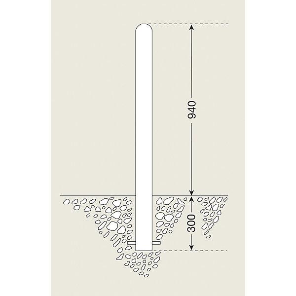 Actual product image kaiserkraft City bollard