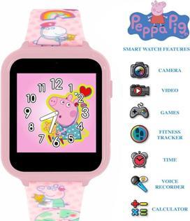 Immagine prodotto Accutime Kids Smart Watch Peppa Pig (rosa): selfie camera, foto & video, cronometro, 6 giochi, 3... (40 mm)