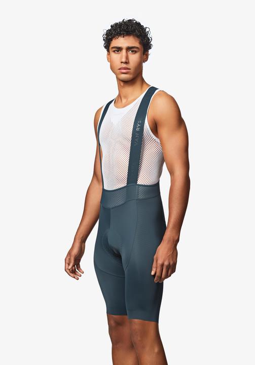 Actual product image Van rysel Rennrad Radhose mit Trägern Sommer kurz Herren RCR 4 grün (S)