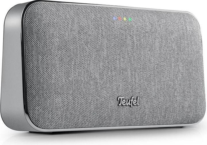 Actual product image Teufel MOTIV GO VOICE Wi-Fi Bluetooth Speaker wireless silver white