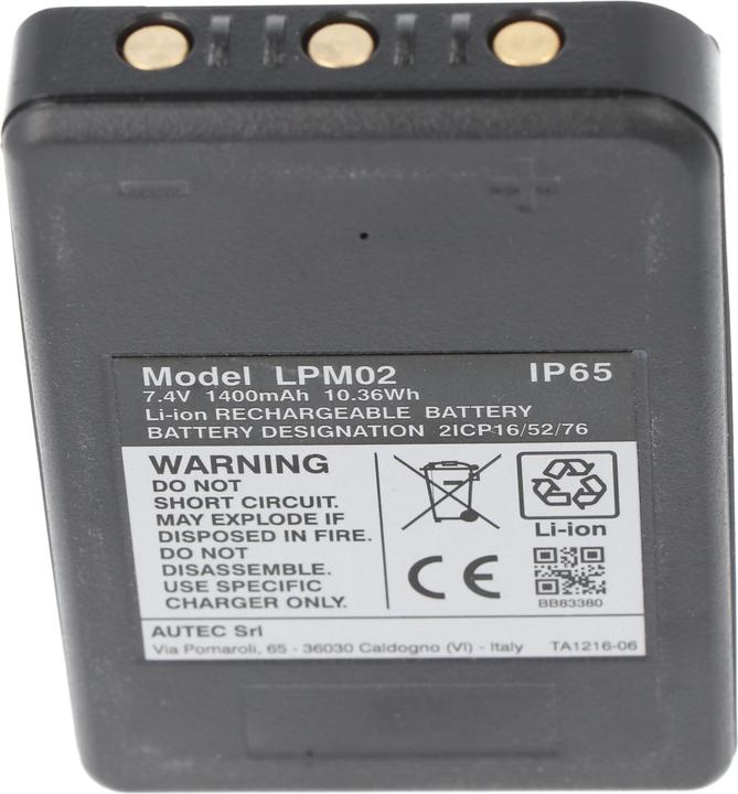 Actual product image AccuCell Akku autec LPM02 AIR, DYNAMIC, MJ, MK (7.20 V, 1400 mAh)