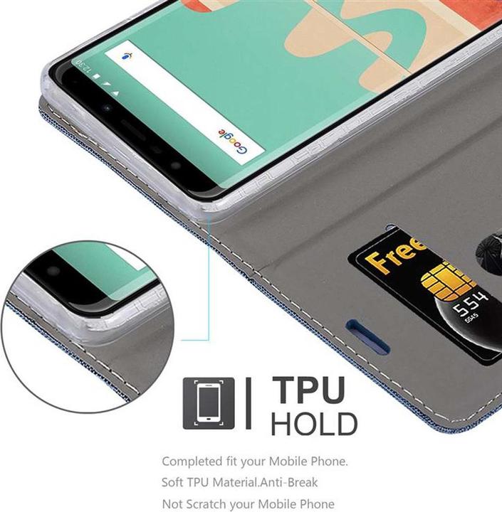 Productafbeelding Cadorabo Boek Jeans Optiek Cover (Wiko View Go)
