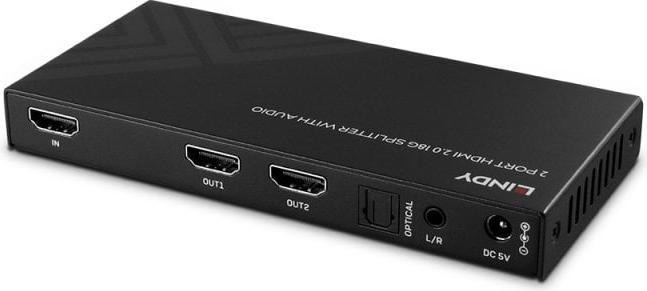 Produktbild Lindy 2 Port HDMI 8K60 Splitter