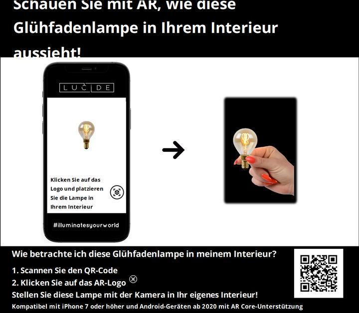 Image du produit Lucide E14 (E14, 3 W, 165 lm, 1 x, G)