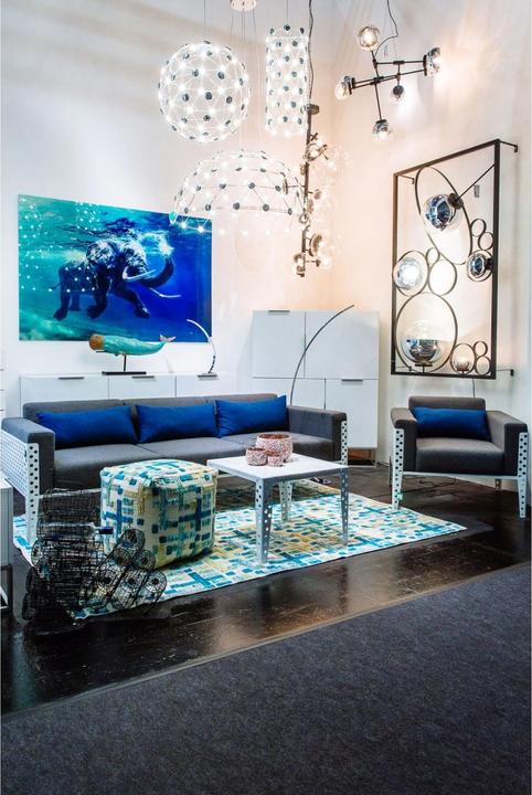 Produktbild Kare Design Bild Glas Swimming Elephant 180x120cm (120 x 180 cm)