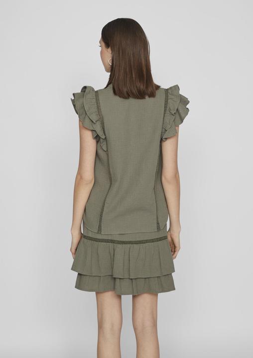 Actual product image Vila Ruched top with short sleeves (36)