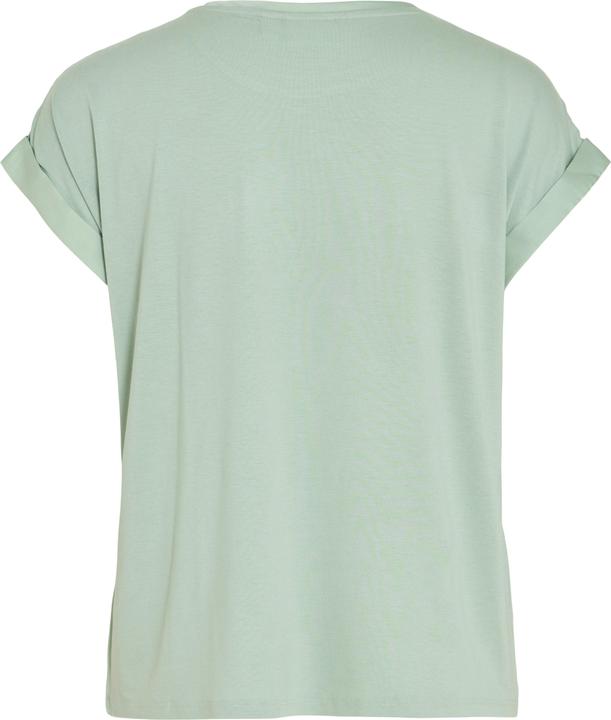 Actual product image Vila Round neckline top with short sleeves (40)