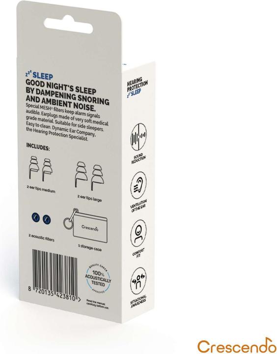 Actual product image Wellneuss Crescendo Sleep hearing aid (1 x)