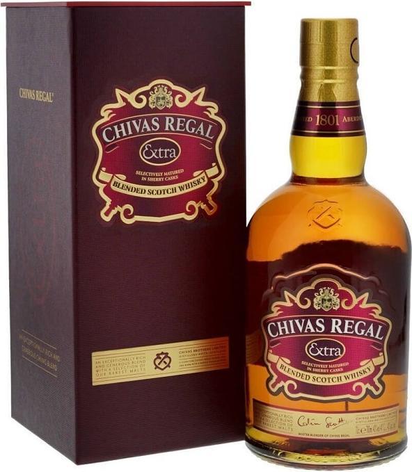 Image du produit Chivas Regal Extra 13 Y.O. Sherry Cask (Whisky mélangé, Scotch Whisky, 1 x 70 cl)