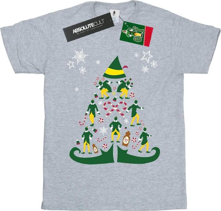 Immagine prodotto Elf Christmas Tree Maglietta Ampia Donna (XL)