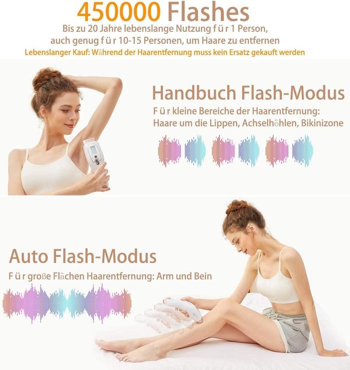 Produktbild Love Dock IPL Laser Haarentfernungsgerät mit Eiskühlung Funktion