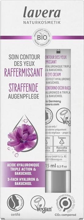 Actual product image Lavera Straffende Augenpflege (15 ml, Day)