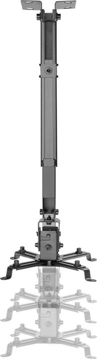 Actual product image Wiltec Projector mount 20kg Projector mount ceiling wall 43-65cm swivelling (Ceiling, Wall)