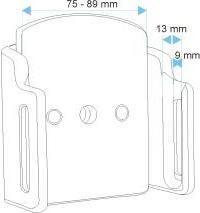 Produktbild Brodit Passive holder with tilt swivel