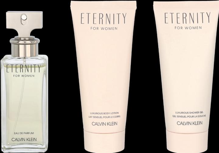 Calvin Klein Eternity Christmas 2023 Eau de Parfum 50 / Body Lotion 100 / Shower Gel 100 (Parfum set)