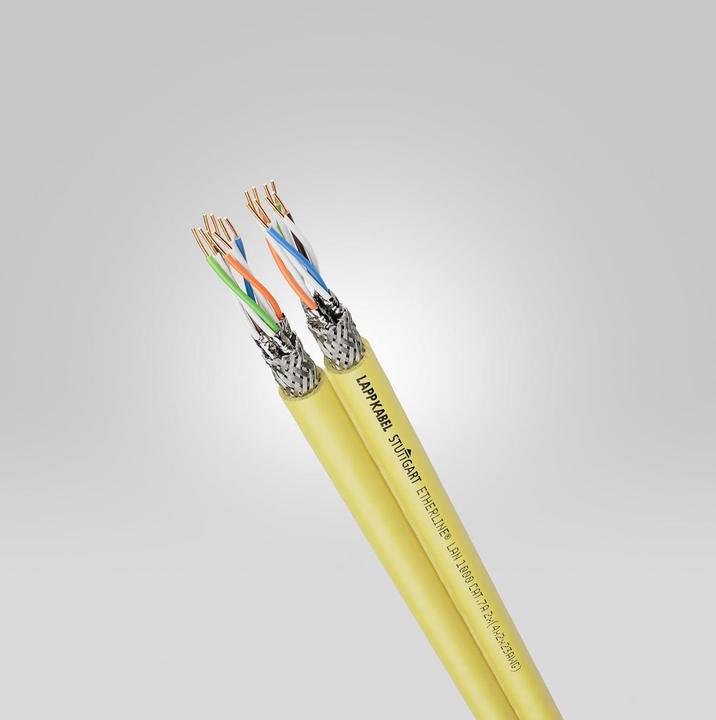 Produktbild Lapp 10 Meter 2170981 ETHERLINE LAN Kabel 1000 Cat.7A 2x(4x2x23AWG) Duplex I 1000 MHz I LABS-frei I (S/FTP, CAT7, 10 m)