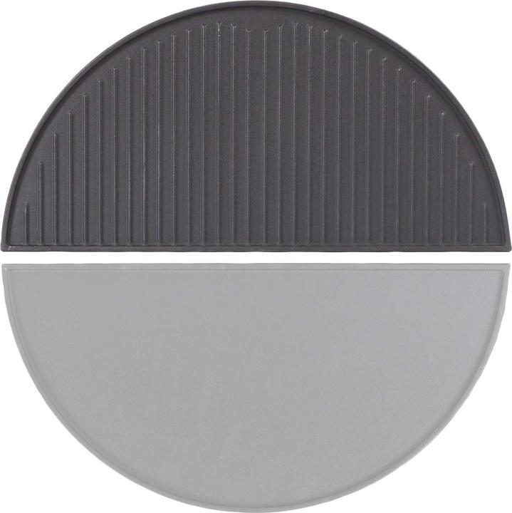 Image du produit Wiltec Gusseisen Grillplatte 46,7x22,8x1,5cm Grill Platte Grillzubehör BBQ