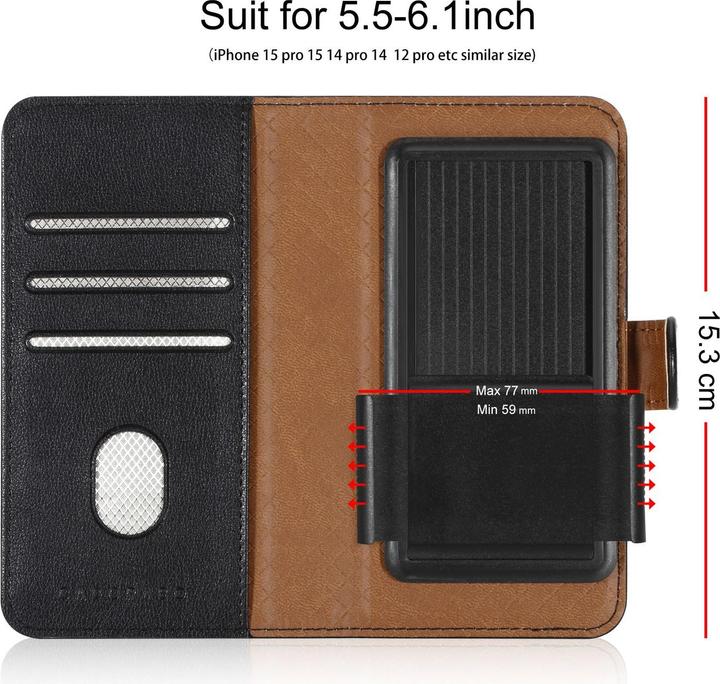 Produktbild Cadorabo Hülle für LG G4 PRO Book Case Style (LG G4 Pro)