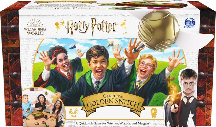 Image du produit Spin Master Harry Potter, La course au Vif d'or, Jeu de plateau de Quidditch pour sorciers, sorcières et Moldus