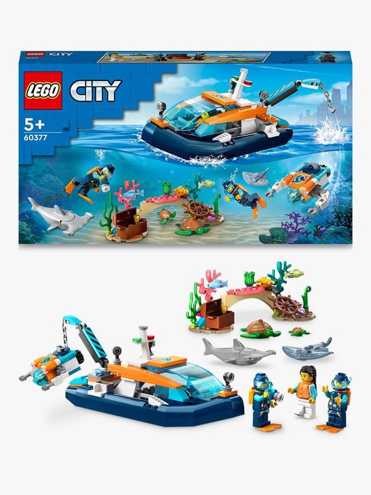 Actual product image LEGO 60377 Marine explorer boat (60377, LEGO City)