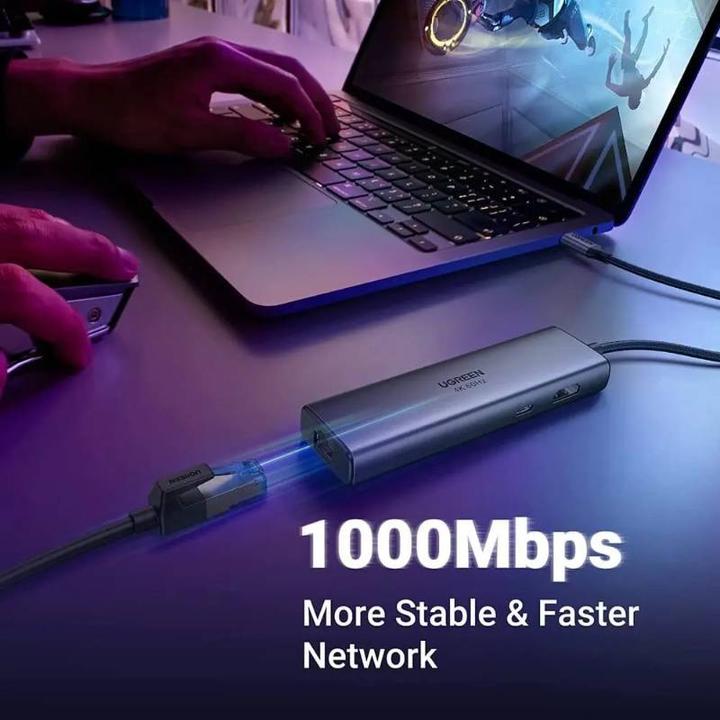 Actual product image Ugreen CM512 (USB-C, 7 Ports)