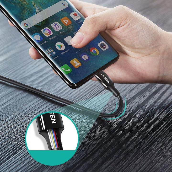 Productafbeelding Ugreen USB C – USB C (2 m, USB 2.0)