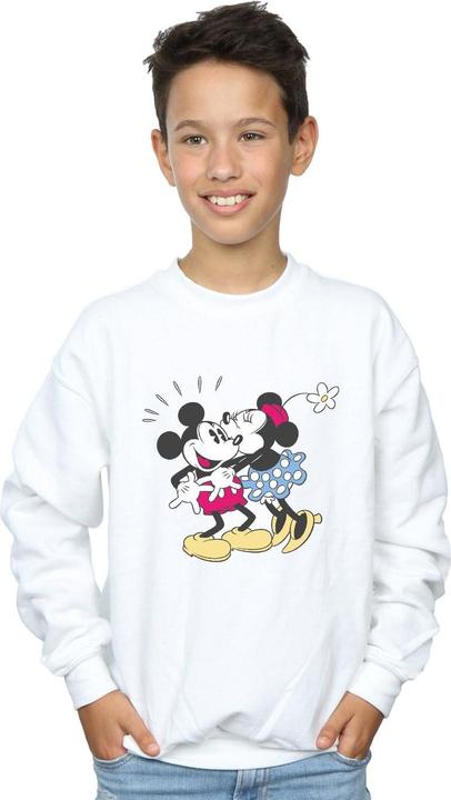 Actual product image Disney Boys Mickey And Minnie Mouse Kiss Sweatshirt (128)