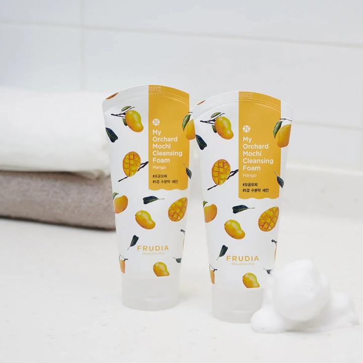 Produktbild Frudia My Orchard Mochi Cleansing Foam Mango (Schaum, 120 ml)