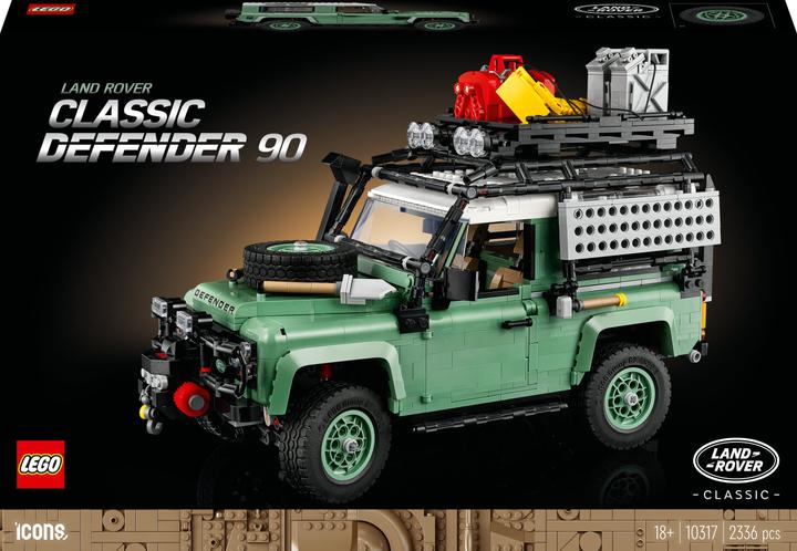 LEGO Icons Klassischer Land Rover Defender 90 10317 (10317, LEGO Icons, LEGO difficiles à trouver)