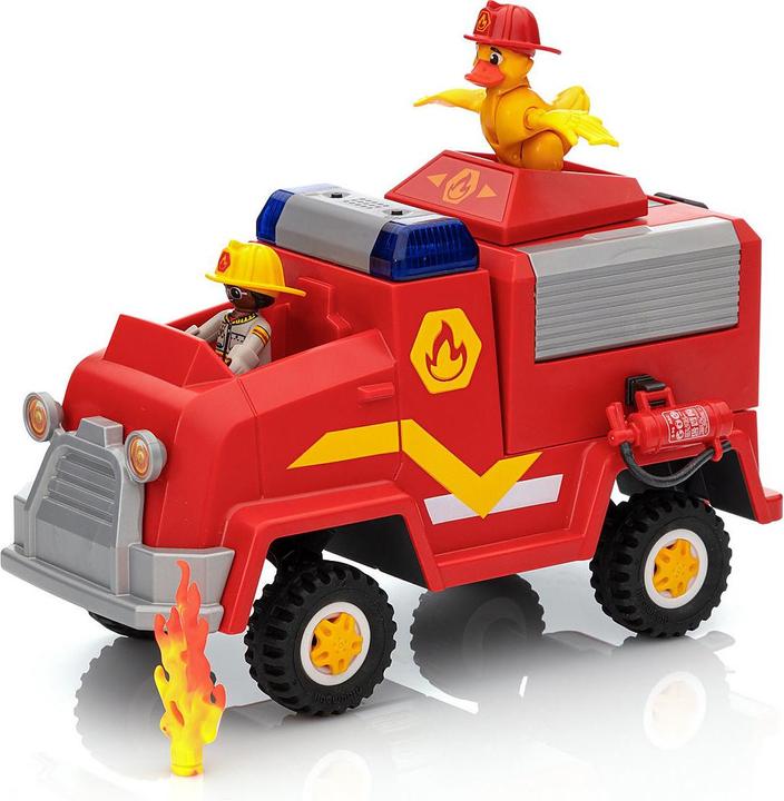 Actual product image Playmobil Fire department emergency vehicle (70914, Playmobil Duck On Call)