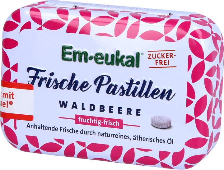 Image du produit Em-eukal Pastilles fraîches aux baies des bois sans sucre avec xylitol (20 pcs, 20 g)