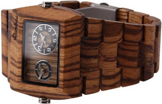 Image du produit Bambuu Horloge en bois (Chronographe, 58 mm)