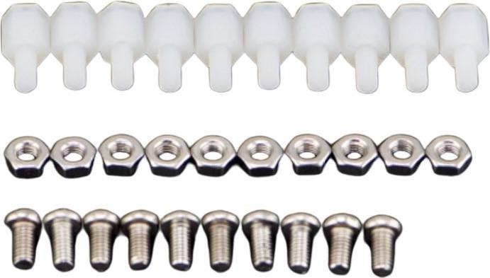 Produktbild DFRobot M3x6mm Nylon Distanzbolzen Abstandhalter Set 10 Stück