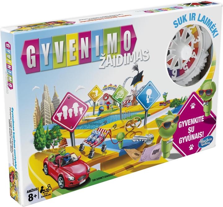 Actual product image Hasbro Game of Life, LT